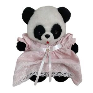 Vintage Amoco Oil Company Promo Panda Plush Made in USA MN by Eden Animal Fair